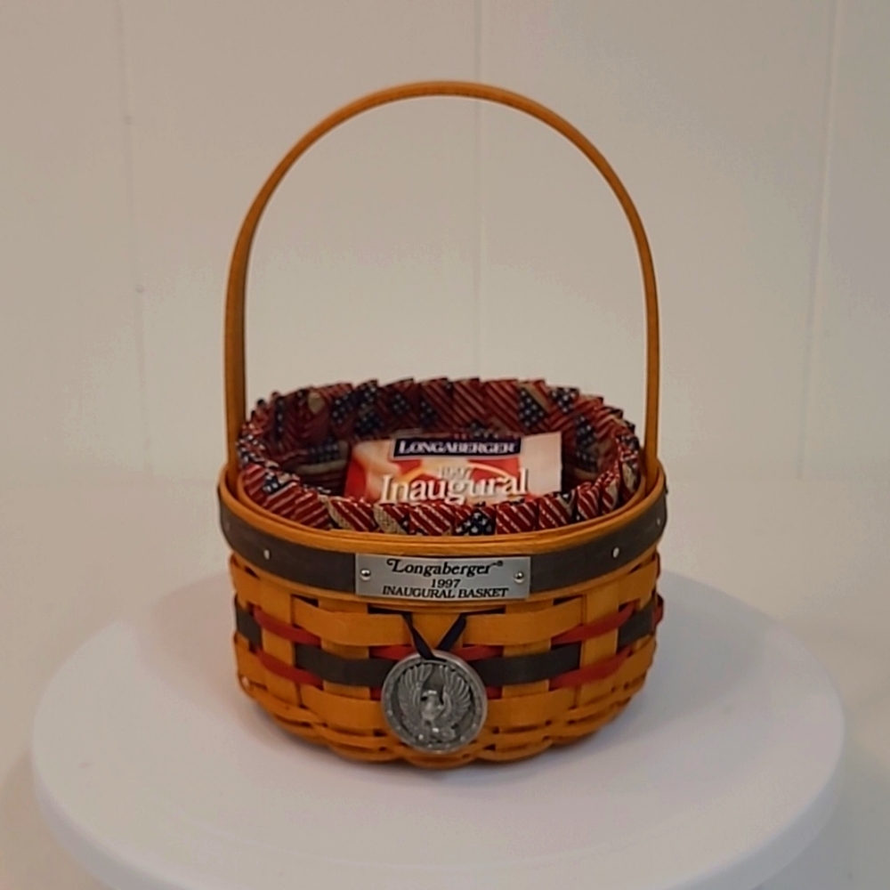 Longaberger 1997 Inaugural Basket with Liner